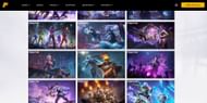 Numerous options are listed on the official website (Image via Garena)